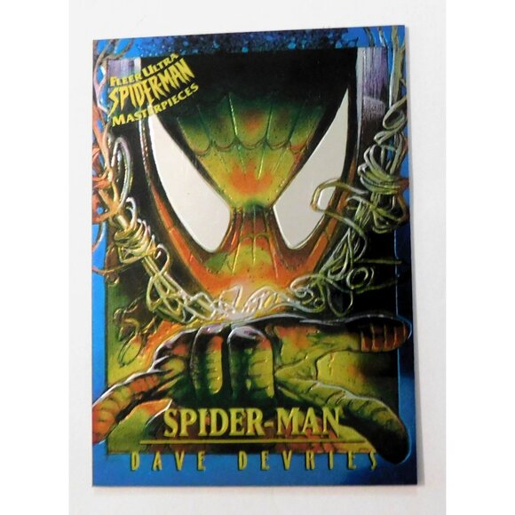 fleer Other - 1995 Fleer Ultra Spider Man masterpieces Card #4 of 9 Limited Ed Dave Devries